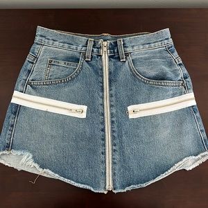 Carmar detailed jean skirt